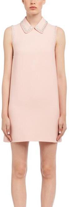 Embellished Cady Mini Dress