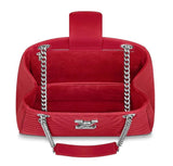 New Wave Chain Tote - Red, White, Black