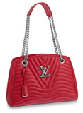 New Wave Chain Tote - Red, White, Black