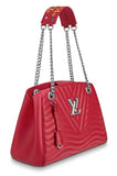 New Wave Chain Tote - Red, White, Black