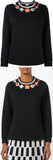Floral Embroidered Sweater