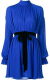 Flowing Mini Dress, Blue