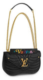 New Wave Chain Bag, MM - Black or Red