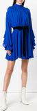 Flowing Mini Dress, Blue