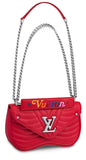 New Wave Chain Bag, MM - Black or Red