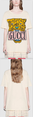 Tiger and Logo Print T-Shirt | DESIGNER INSPIRED FASHIONS