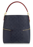Melie Monogram Bag - Red, Black, Blue
