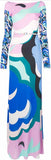 Printed Jersey Silk Maxi Dress