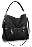 Melie Monogram Bag - Red, Black, Blue