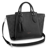Haumea Monogram Shoulder Bag - Black, Magnolia Pink, Galet Grey