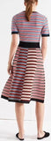 Knit Striped Top & Skirt Set