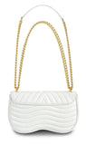 New Wave Chain Bag, MM - Pink or White