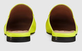 Princetown Leather Slippers - Fluorescent Pink or Fluorescent Yellow