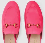 Princetown Leather Slippers - Fluorescent Pink or Fluorescent Yellow