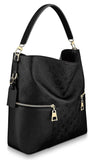 Melie Monogram Bag - Red, Black, Blue