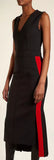 Asymmetrical Contrast-Stripe Dress | DESIGNER INSPIRED FASHIONS