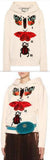 Embroidered Cotton Hoodie