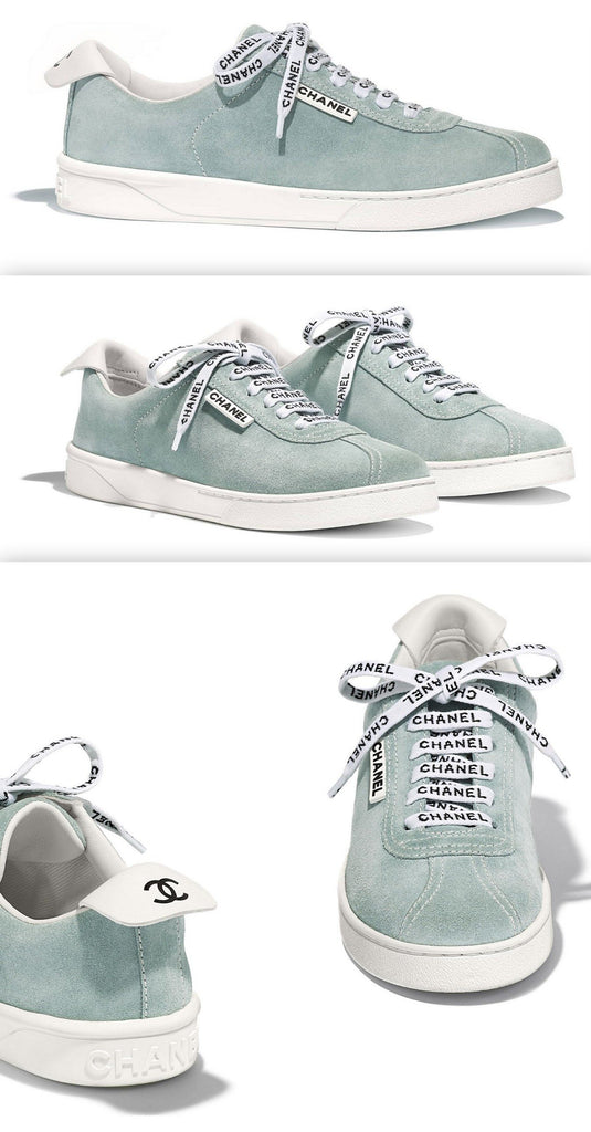 Suede Logo Sneakers