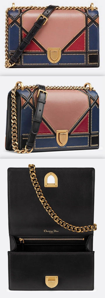 Diorama Bag in Multi-Coloured Patchwork