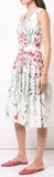 Pleated Floral Dress