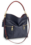 Melie Monogram Bag - Red, Black, Blue