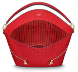 Melie Monogram Bag - Red, Black, Blue