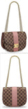 Wight Damier Ebene Handbag, Magnolia Pink