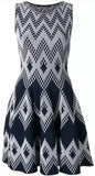 Flared Knit Dress