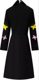 Butterfly-Embroidered Mini Dress