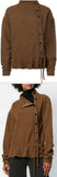 Asymmetrical Cardigan, Brown