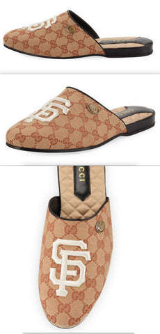 Original GG Slippers with SF Giants MLB Patch