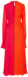 V-Neck Long Sleeve Dress