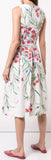 Pleated Floral Dress