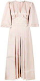 Cape Style Sleeves Dress, Light Pink