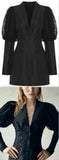 Black Corset-Style Mini Dress