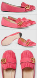 Suede Ballet Flat, Pink | DESIGNER INSPIRED FASHIONS