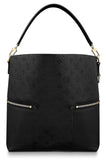 Melie Monogram Bag - Red, Black, Blue