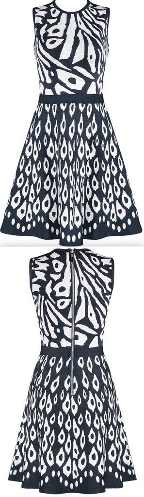 Printed Mini Dress