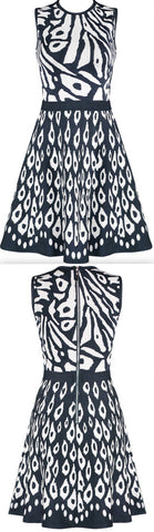 Printed Mini Dress