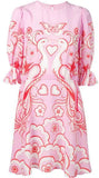 Phoenix Print Dress