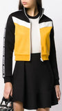 Paneled Track Jacket, Yellow