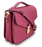 Pochette Metis Monogram Bag - Black, Blue with Red, Dark Rose, Papyrus