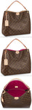 Graceful MM Monogram Handbag - Beige or Pivoine