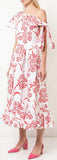 Off-the-Shoulder Floral Dress