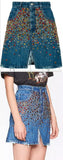 Crystal Denim Skirt