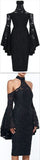 'Poppy' Lace Dress, Black