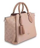 Haumea Monogram Shoulder Bag - Black, Magnolia Pink, Galet Grey