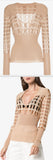 V-neck Polo Cut-Out Sweater