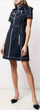 'VLTN' Hooded Track Dress