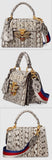 Queen Margaret Snakeskin Top Handle Bag